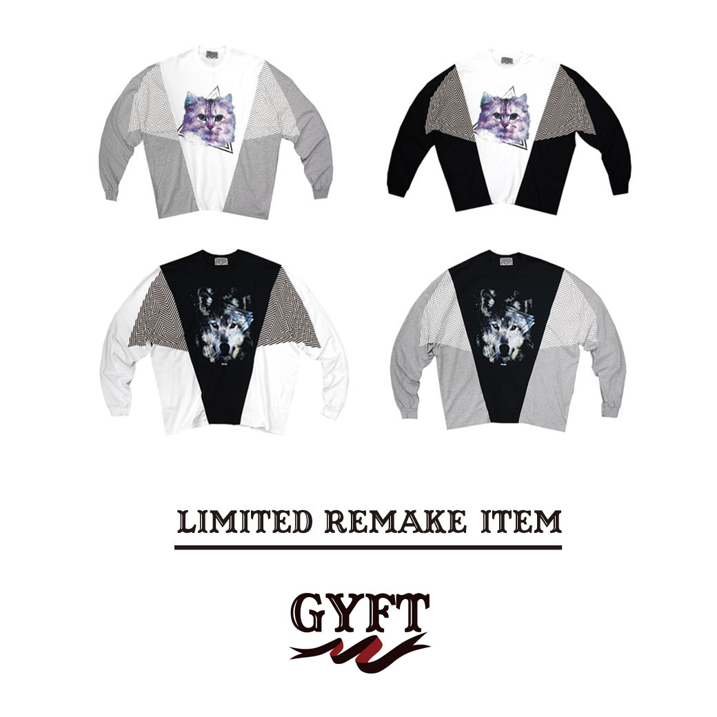 100％本物 GYFT再入荷情報！！【THE TEST】リメイクロングスリーブ Tシャツ トップス