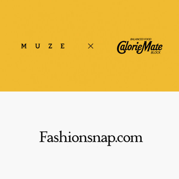 “Fashionsnap.com”にて”MUZE”×”カロリーメイト”コラボショーについて掲載。