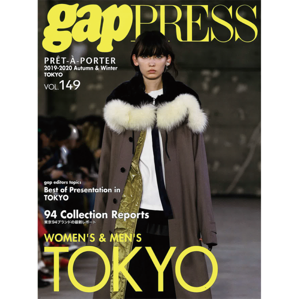 “2019-20 A/W gap PRESS vol.149 TOKYO” 掲載 “MUZE” “PRDX PARADOX TOKYO”