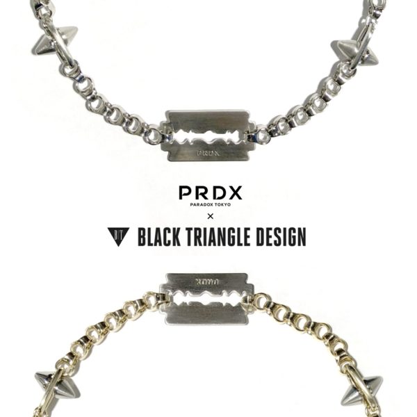 【NEW ARRIVAL】PARADOX×BLACK TRIANGLE DESIGN-SPIKE ＆ industrial chain razor necklace