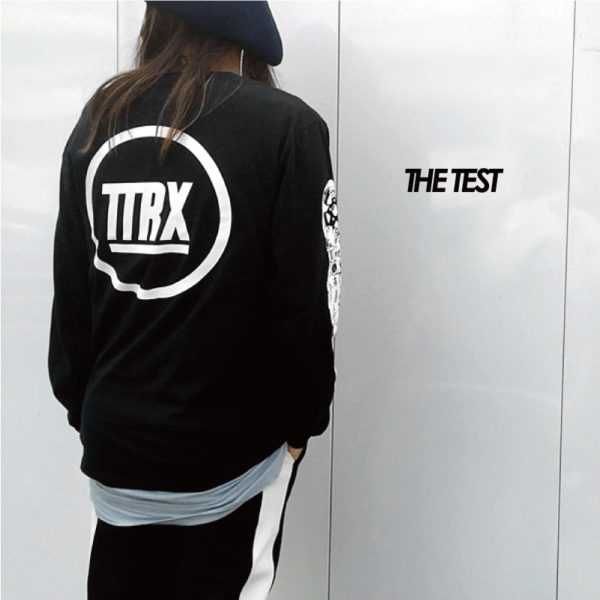 "THE TEST" × "TREKKIE TRAX" -L/S  TEE  "HUMANOID"