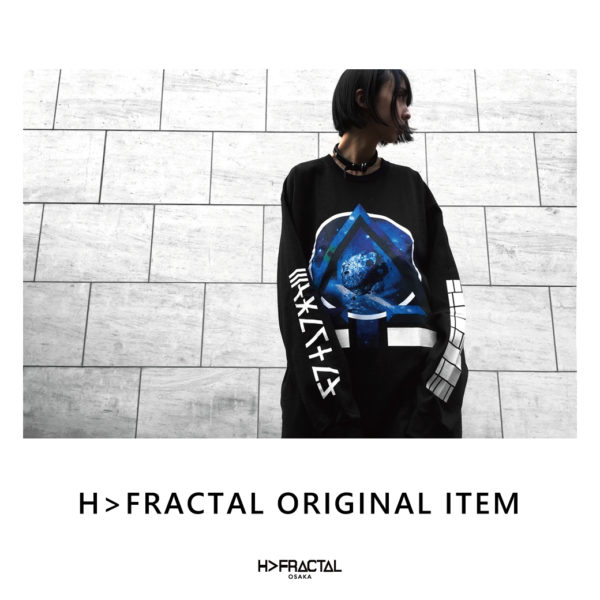 【H>FRACTAL OSAKA】"H>FRACTAL ORIGINAL" – GRAPHIC TEE