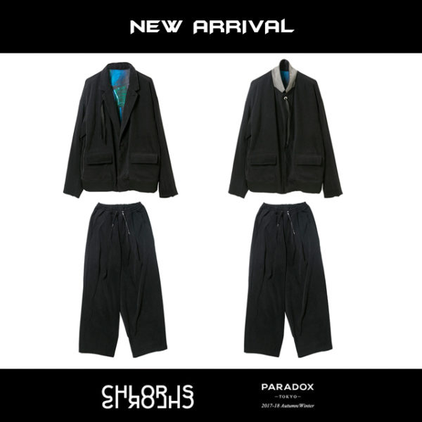 11/23(Thu):NEW ARRIVAL / 【PARADOX】TAILORED BLOUSON＆EASY PANTS
