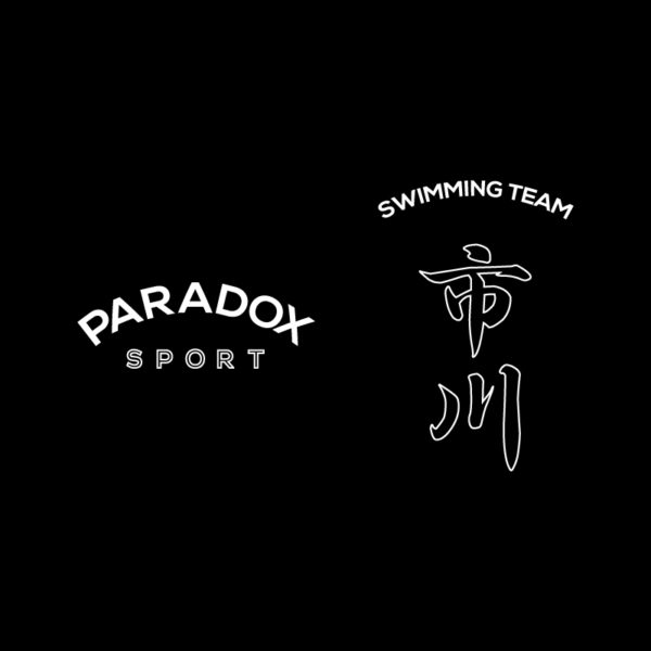 PARADOX SPORTが市川高校水泳部にロゴTシャツを協賛